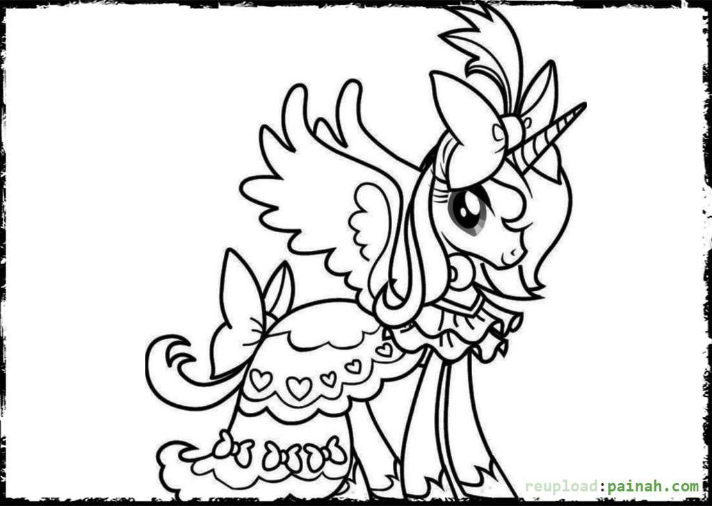 Coloring Pages Of A Unicorn - Coloring Home