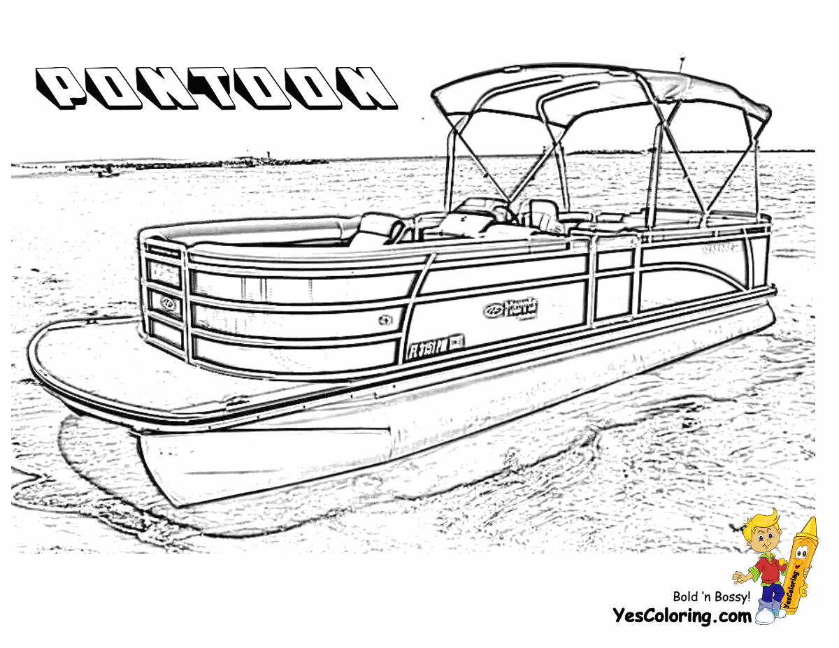 Rugged Boat Coloring Page Boats Free Ship Coloring Pages