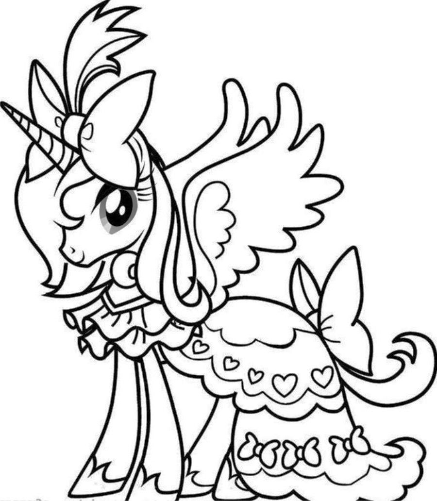 unicorn rainbow coloring pages | Only Coloring Pages