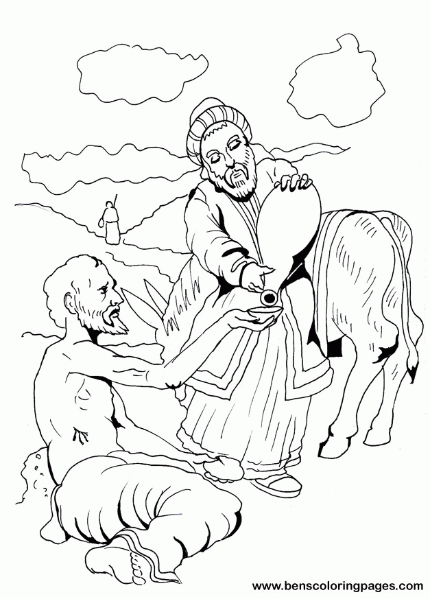 New Testament The Good Samaritan Coloring Pages Coloring Home