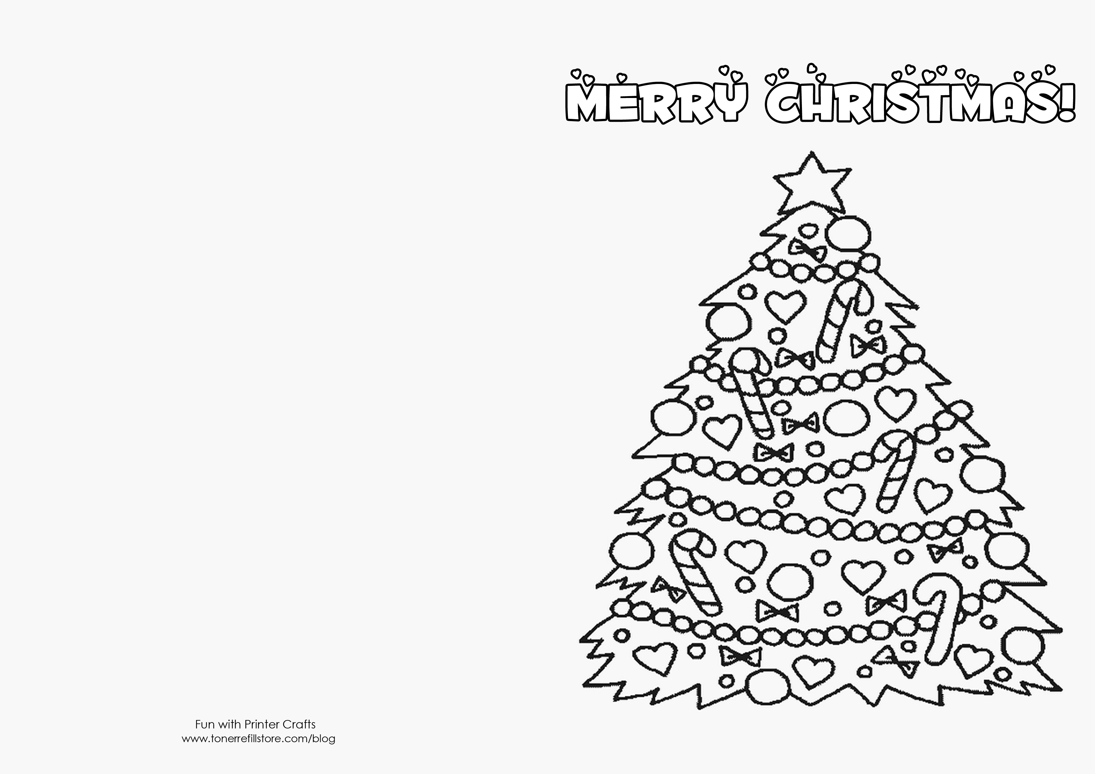 How To Make Printable Christmas Cards For Kids To Color Fun With