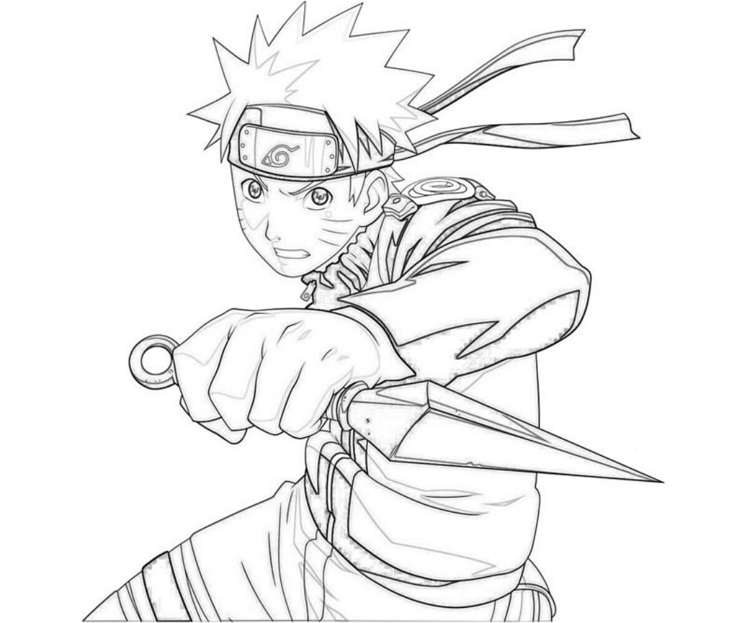 Anime Naruto Coloring Pages - Coloring Pages For All Ages - Coloring Home