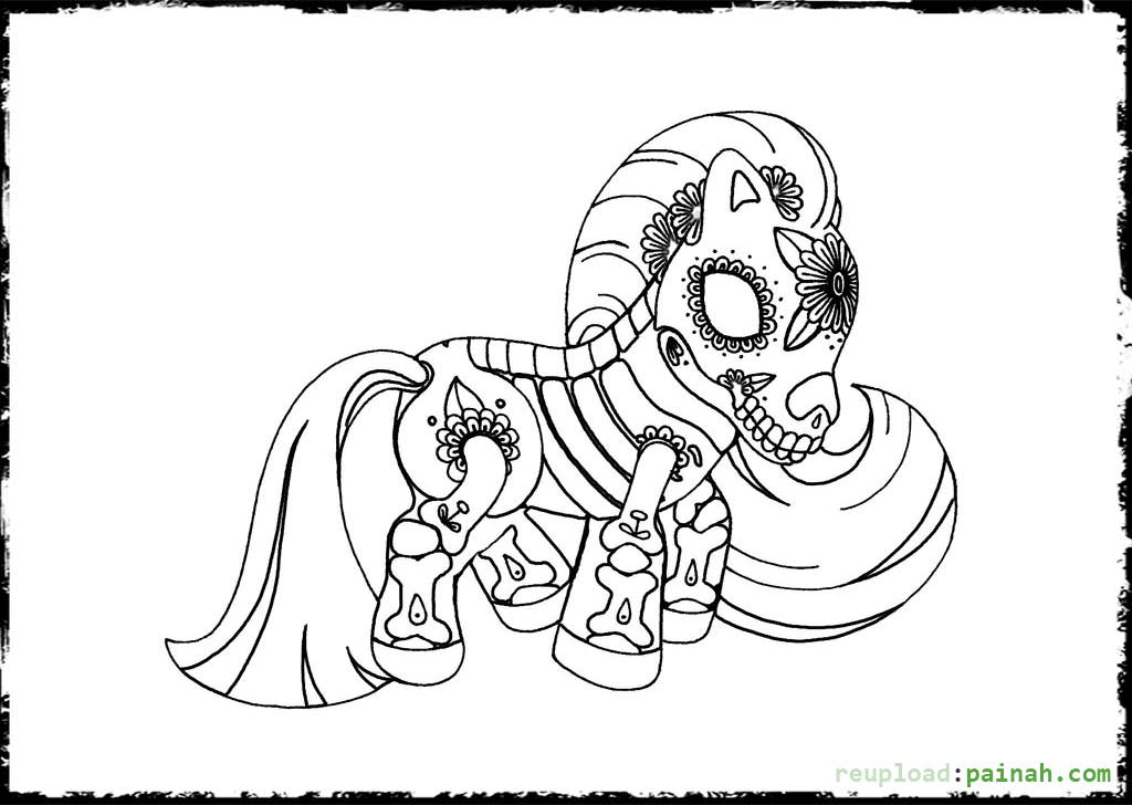 day of the dead drawings coloring pages - photo #36