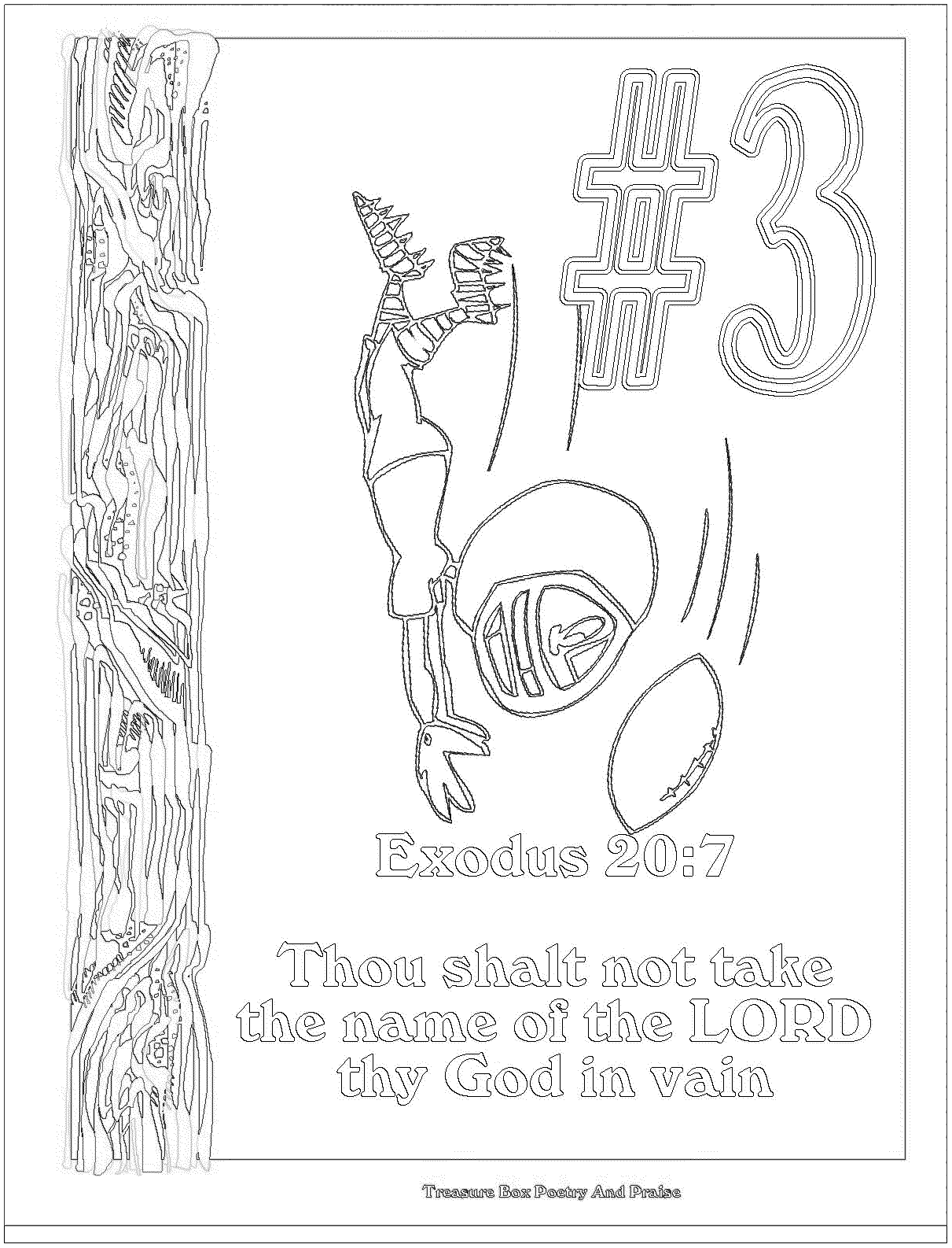 10 Commandments Coloring Pages Free - Coloring Home