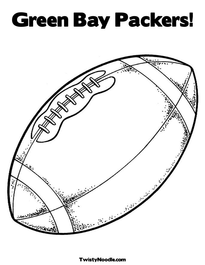Green Bay Packers Coloring Page