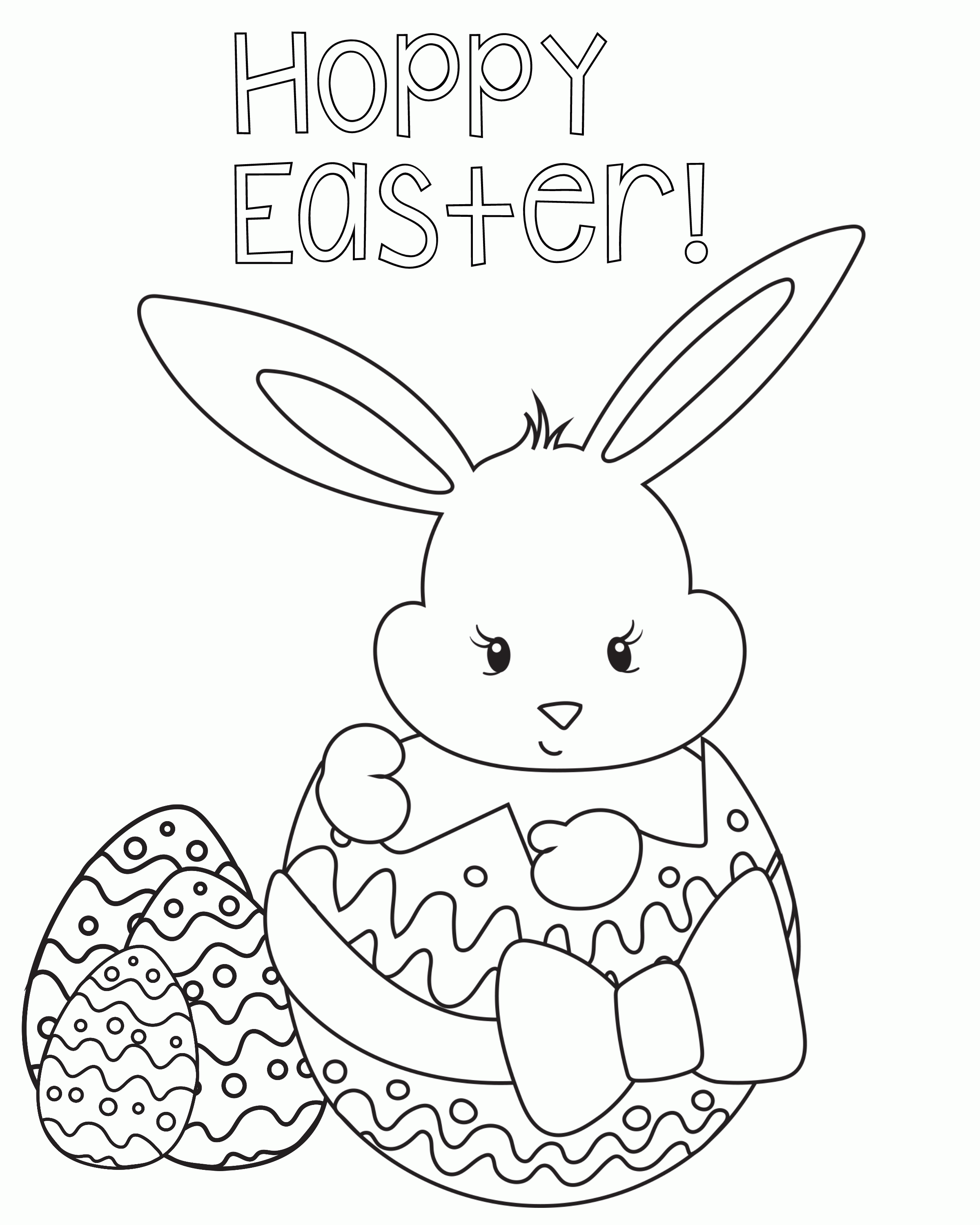 Easter Coloring Pages Pdf Home Free