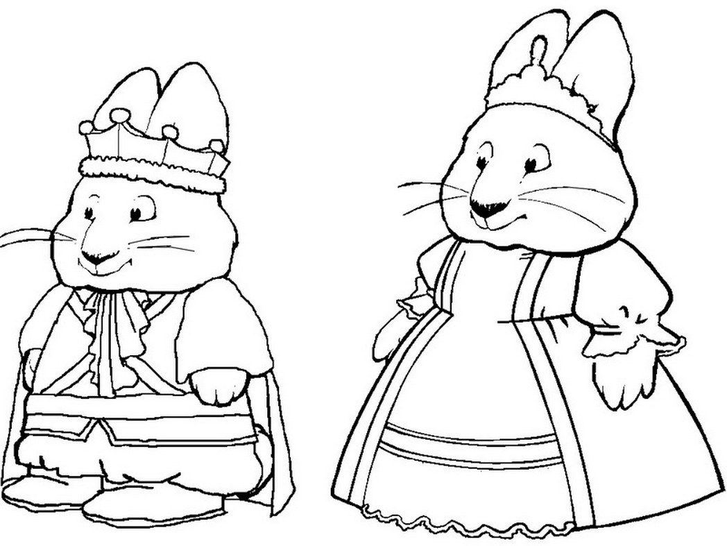 Max And Ruby Printable Coloring Pages Coloring Home