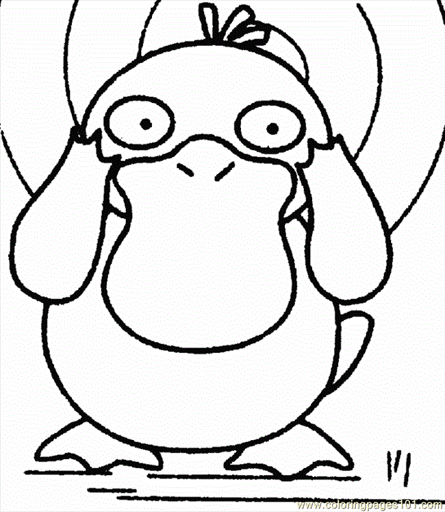 pokemon psyduck Colouring Pages - Clip Art Library