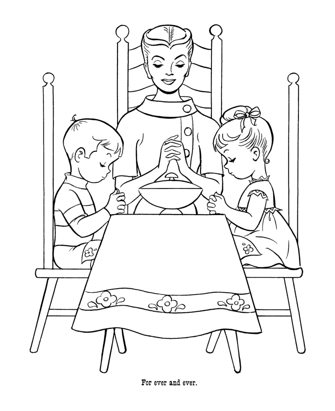 Bible-Printables: Lord's Prayer Coloring Pages - The Lords Prayer 