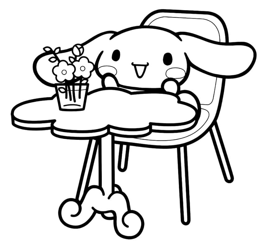 Print Cinnamoroll Coloring Page - Free Printable Coloring Pages for Kids