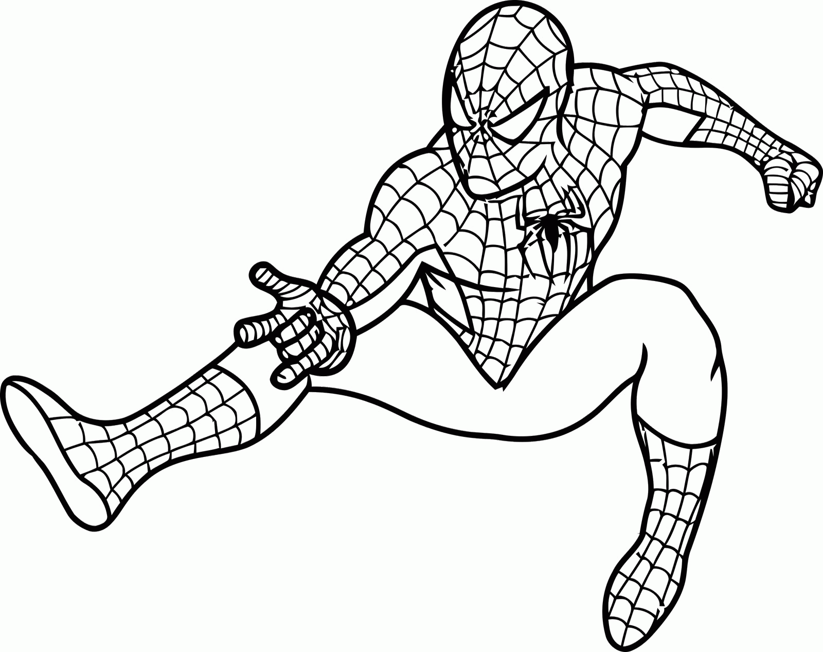 Spiderman Coloring Pages Free (19 Pictures) - Colorine.net | 8771