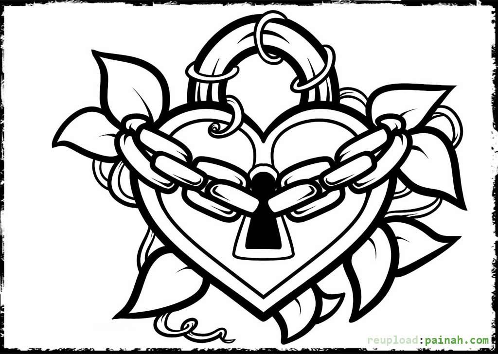 Advanced Heart Coloring Pages Printable - Coloring Pages For All Ages