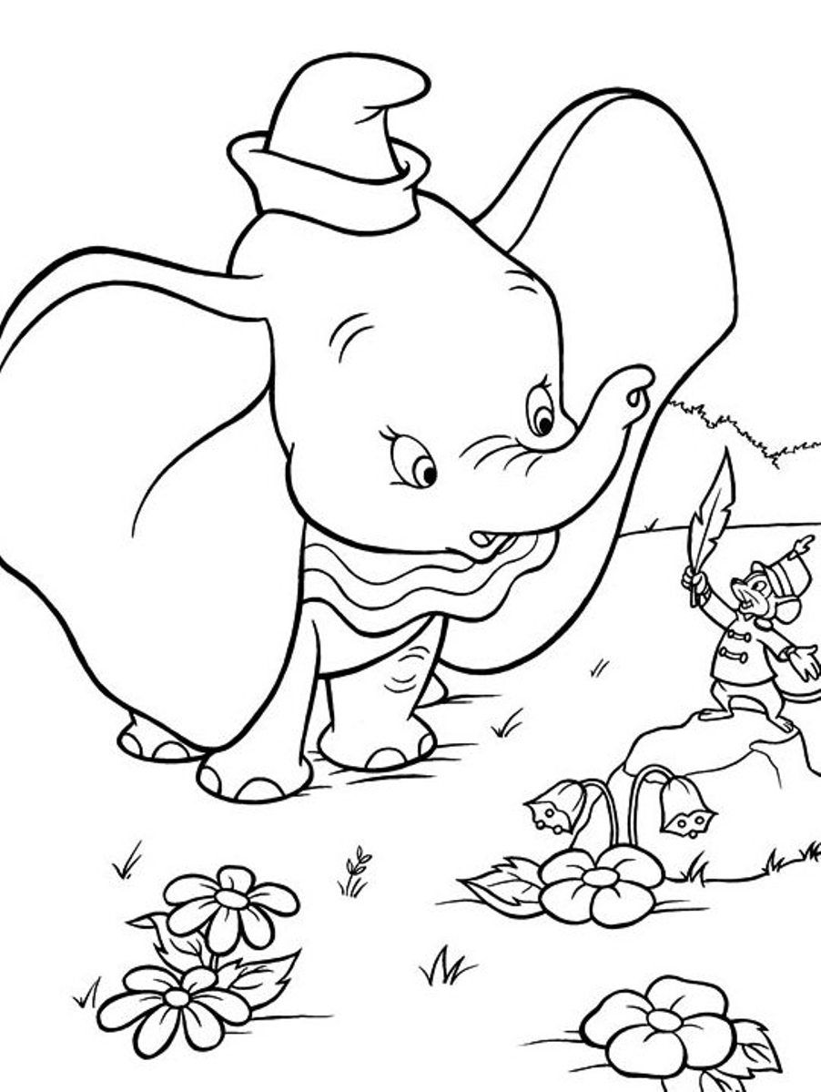 Dumbo Coloring Pages To Print - Coloring Home
