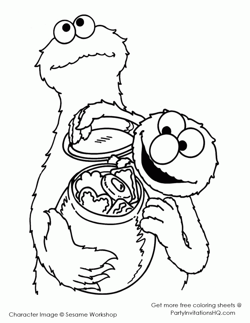 13 Pics Of Monster Face Cookie Coloring Page Cookie Monster Face