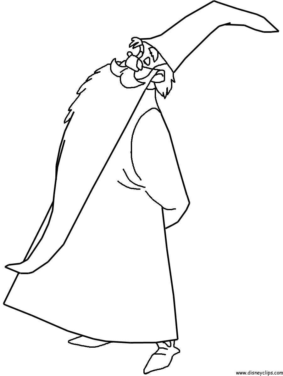 The Sword In The Stone Coloring Pages on ...