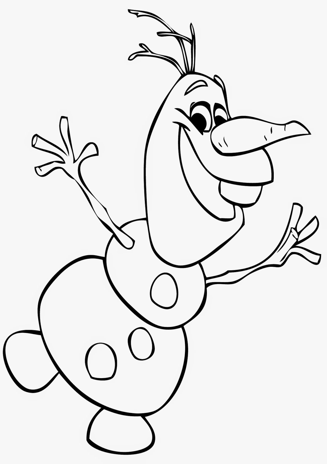 olaf printable coloring pages for kids - photo #21