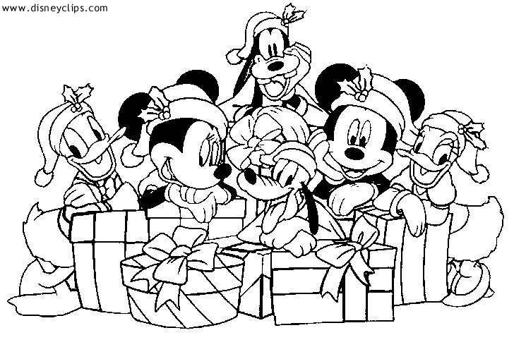 Disney Christmas Colouring Pages | Only Coloring Pages - Coloring Home