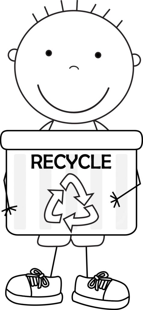 Recycling Coloring Pages For Kids - Coloring Home