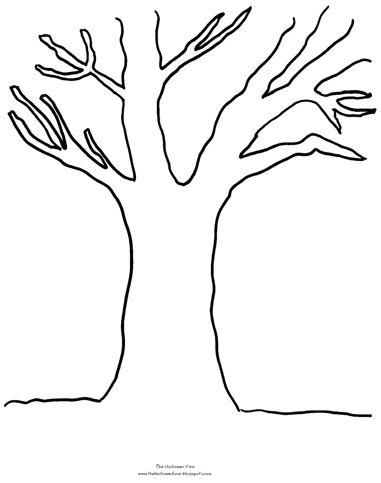 Tree Without Leaves Coloring Page | Free Coloring Pages on Masivy ...