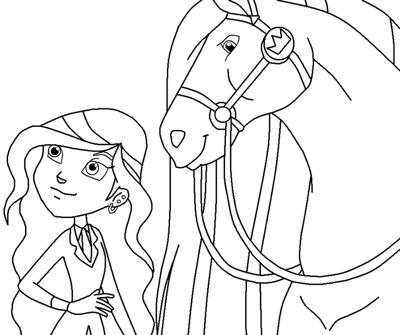 16 coloring pages of horseland | Print Color Craft