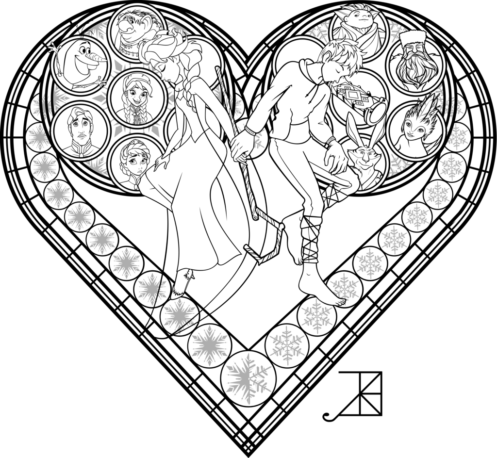 Free Printable Stained Glass Window Coloring Pages