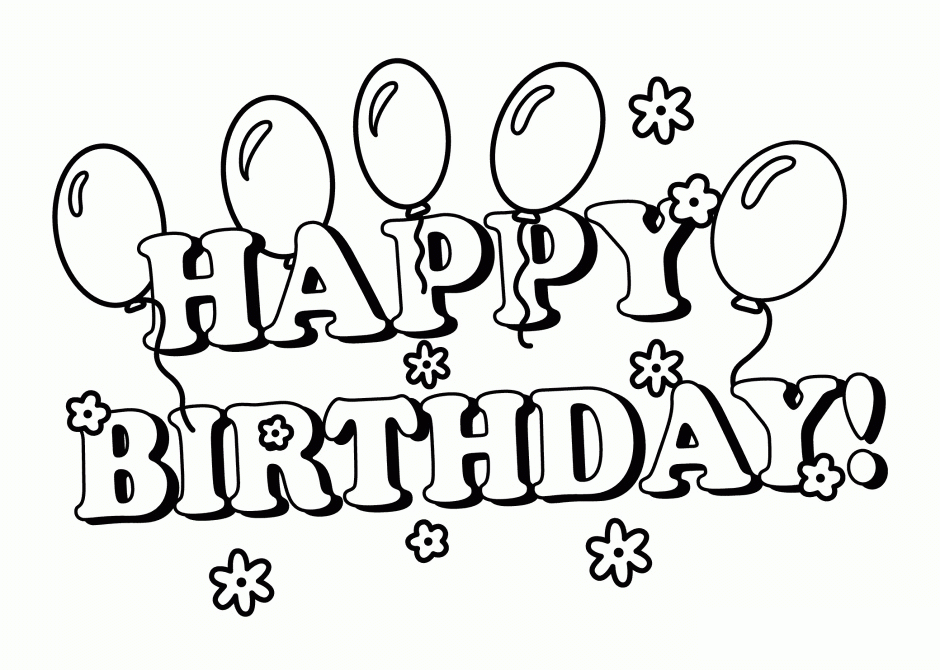 Happy Birthday Coloring Pages Java Examples Home