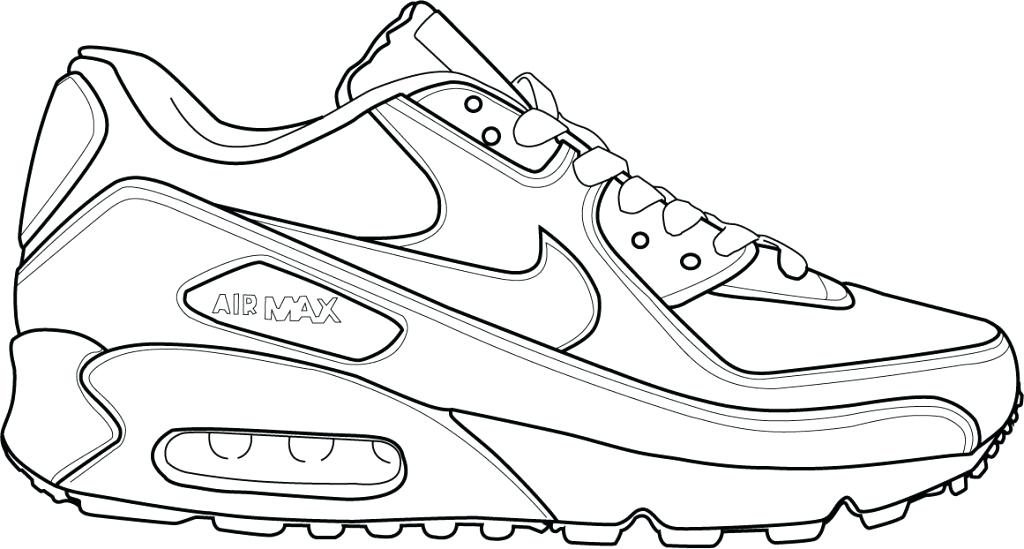 Nike Shoes Coloring Pages at GetDrawings | Free download