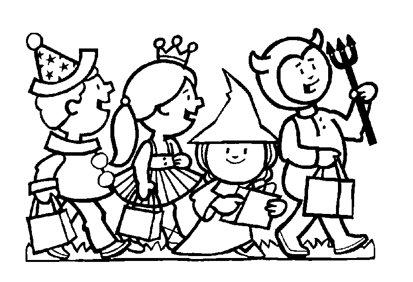 Halloween Coloring Pages Preschoolers - Coloring Home