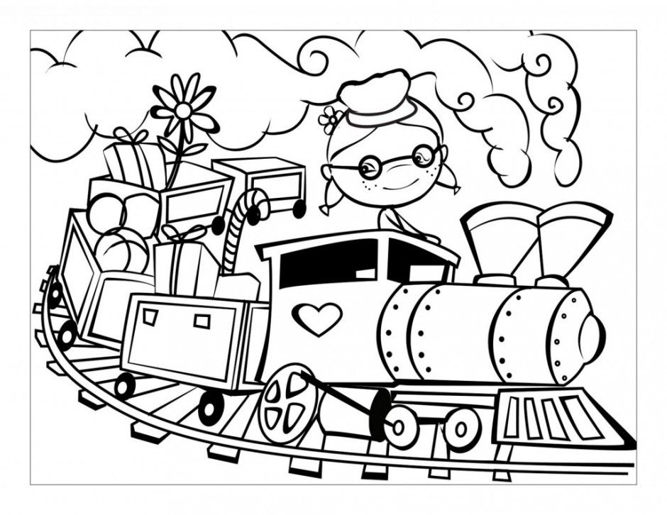 Choo Choo Train Coloring Pages - Coloring Home