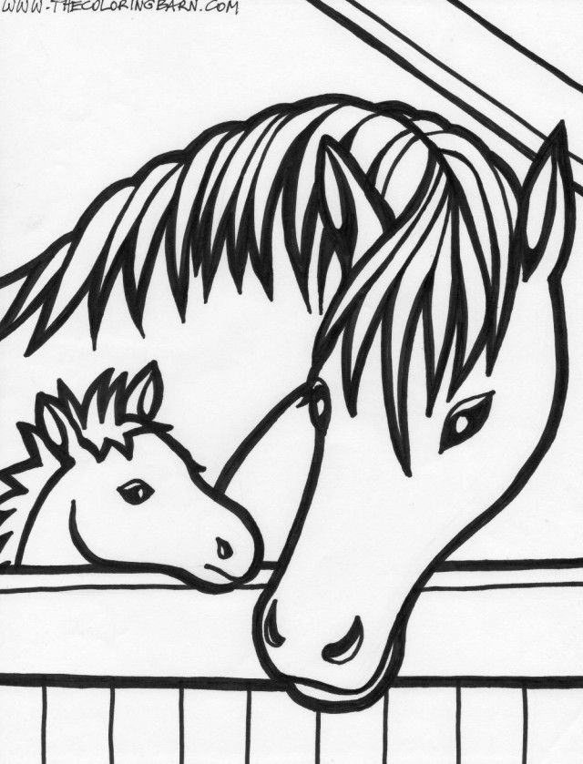 Horse Head Coloring Pages - Coloring Home