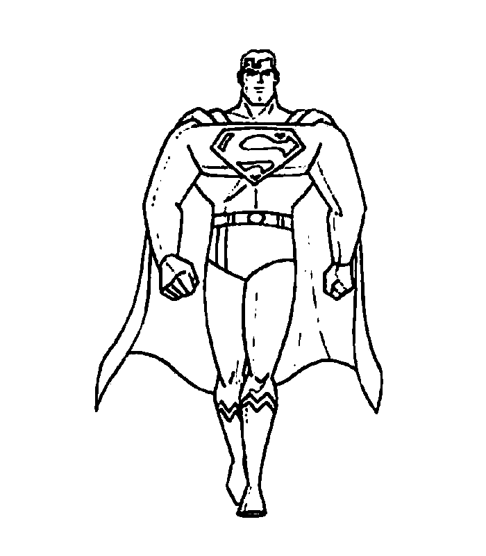 Printable Superman Coloring Pages - Coloring Home