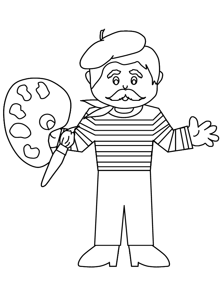 French Coloring Pages - Coloring Home