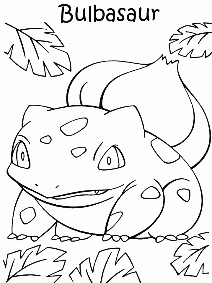 grass type Colouring Pages