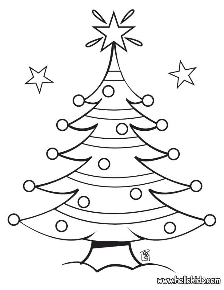 Christmas Tree Coloring Pages - Picture 25 – Christmas Tree 