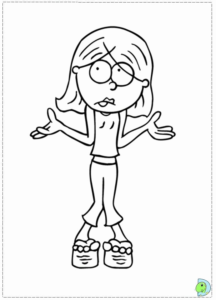 lizzie Colouring Pages (page 2)