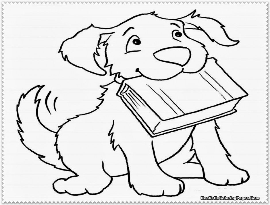 How To Draw A Puppy German Shepherd Coloring Pages Printable 