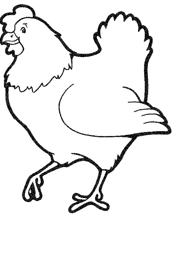 Chicken Coloring Pages 174 | Free Printable Coloring Pages