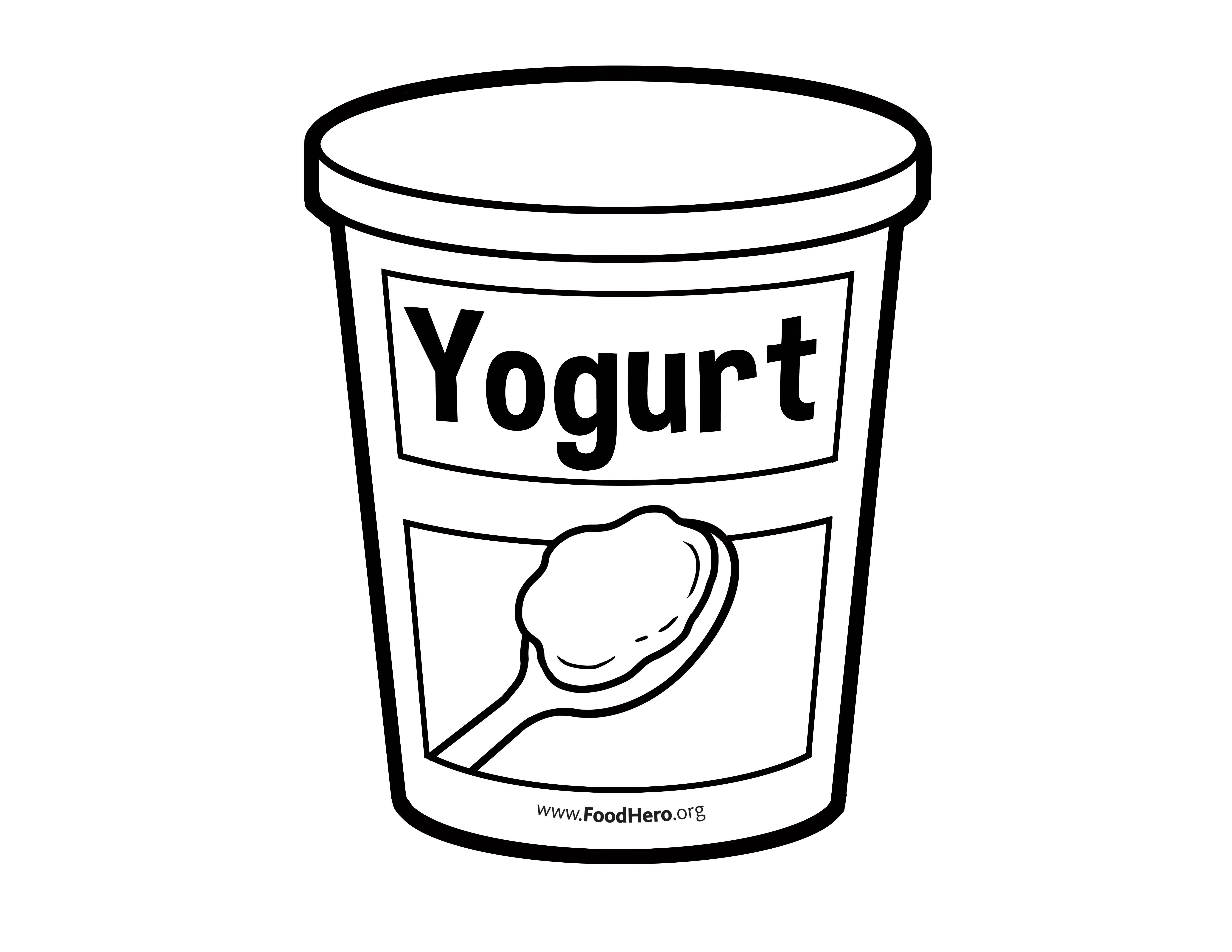 Yogurt Illustration #yogurt | Yogurt, Snake drawing, Easy drawings