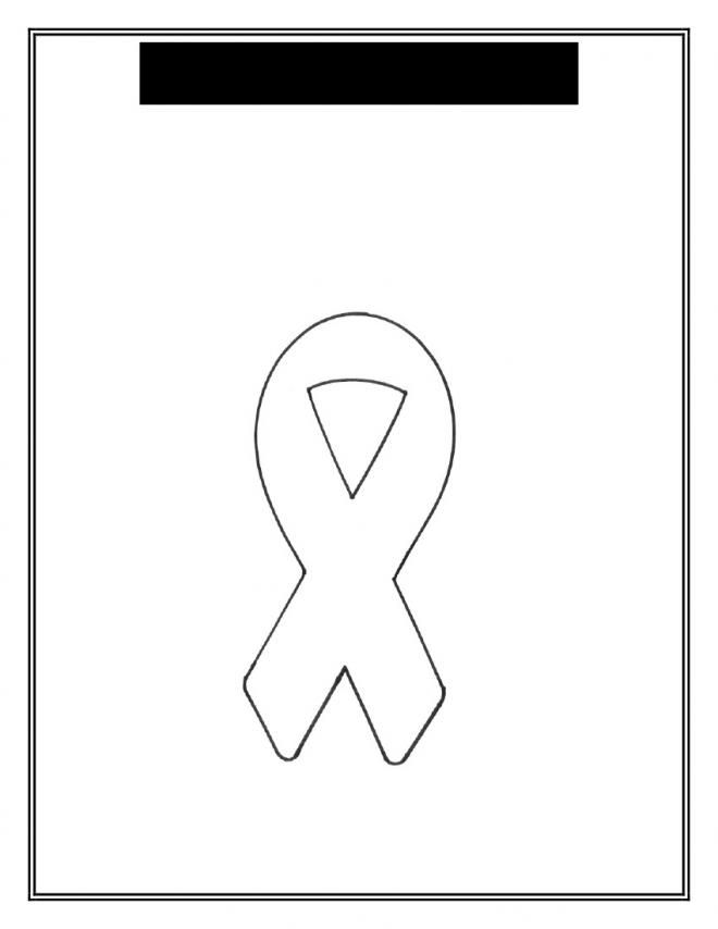 Breast Cancer Ribbon Coloring Sheet - Cliparts.co