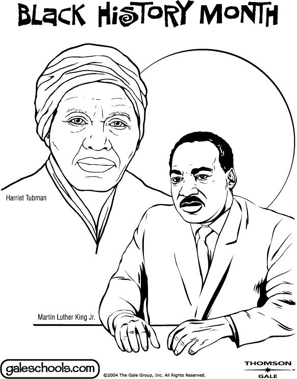 Black History Coloring Pages For Kids Page 1