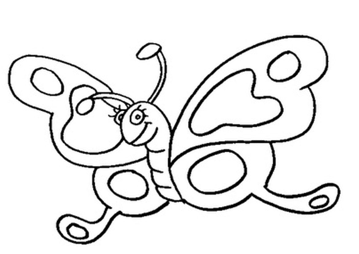 Printable Butterfly Coloring Pages Kids - Colorine.net | #12838