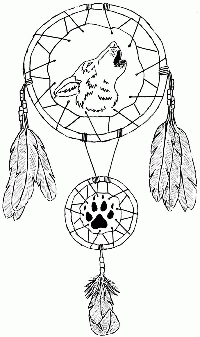 Coloring Pages Dream Catchers - Coloring Home