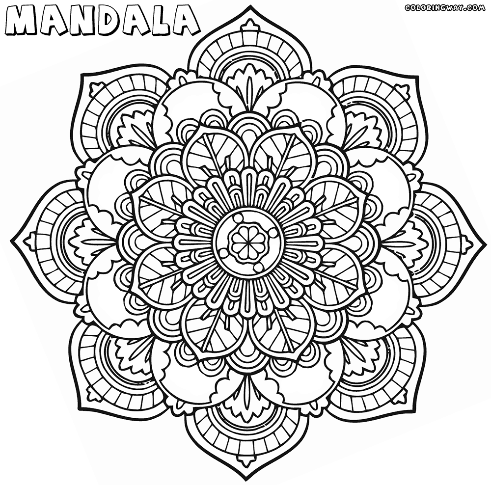 Intricate mandala coloring pages | Coloring pages to download and ...