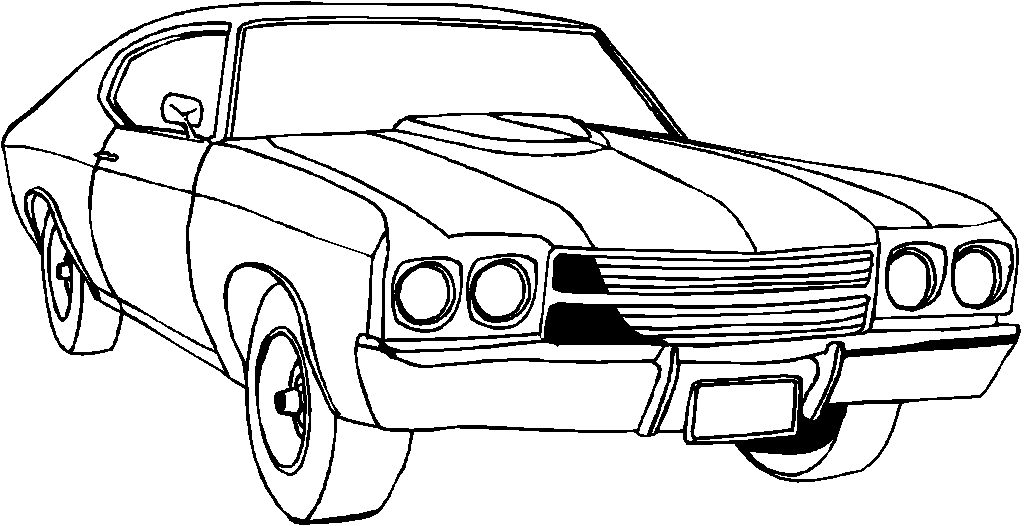 Printable Coloring Pages Old School Cars Coloring Home