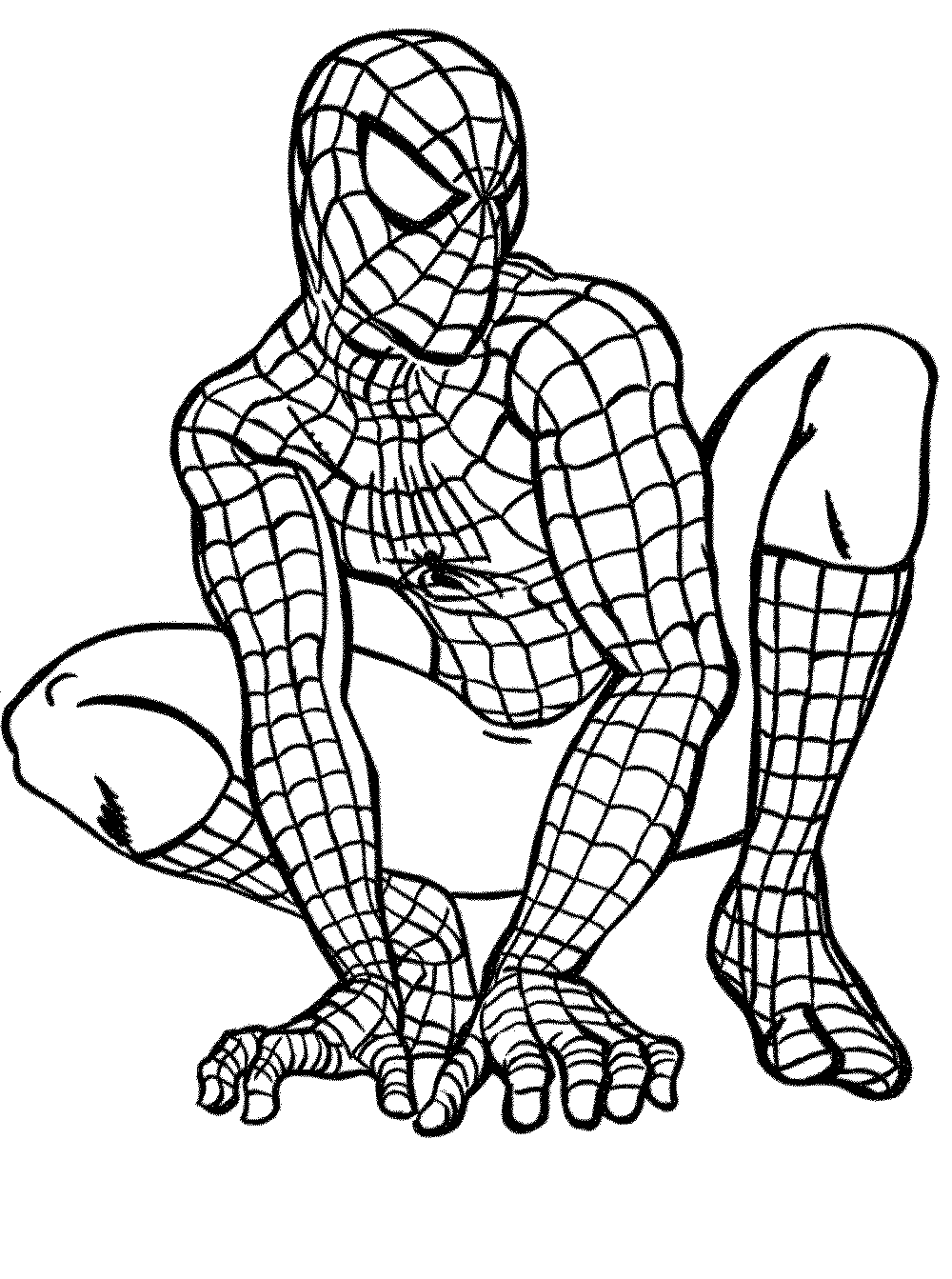 Spiderman Coloring Pages Download - Printable Kids Colouring Pages