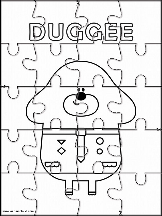 Hey Duggee Puzzle to cut out 5
