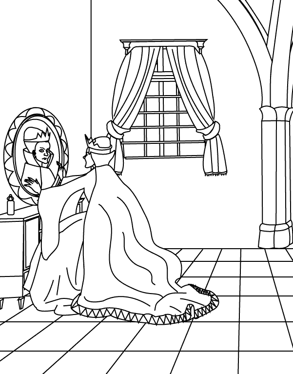 Coloring Pages - Wicked Queen
