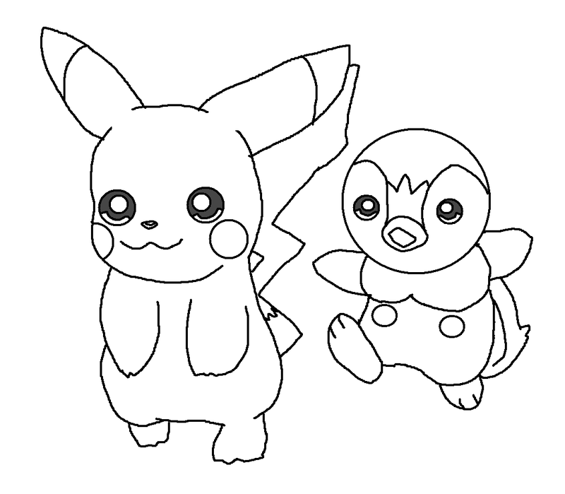 Top Cute Pikachu Outline Images for Pinterest Tattoos