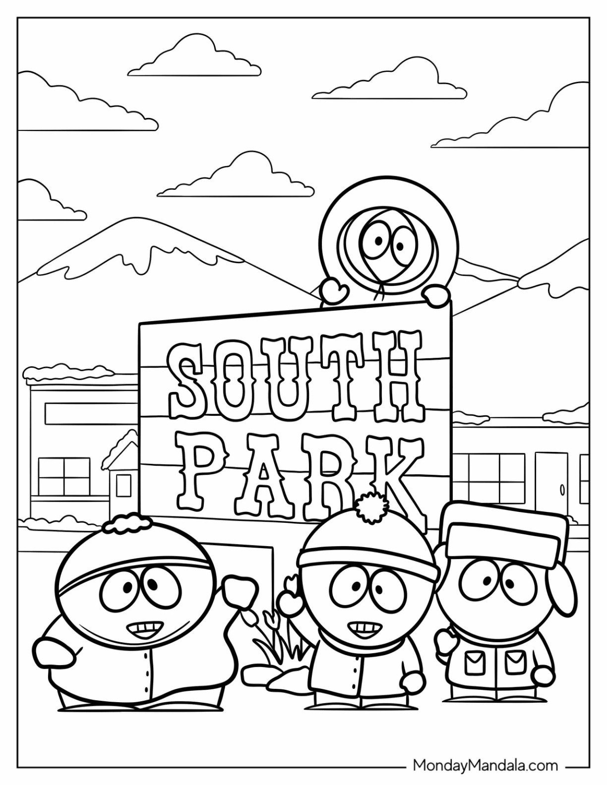 20 South Park Coloring Pages (Free PDF ...