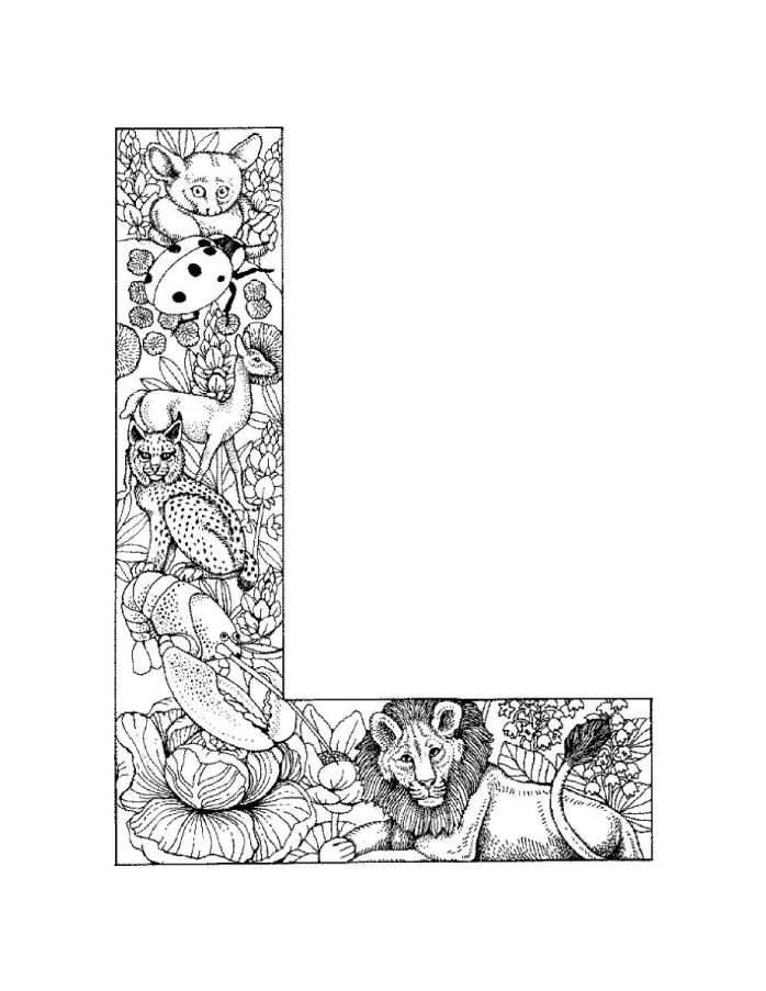Free Printable Letter L Coloring Pages - Coloring Home
